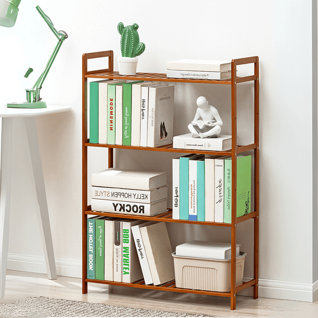 Multi-Purpose Bamboo Wood Floor-Standing Storage Rack (68cm)