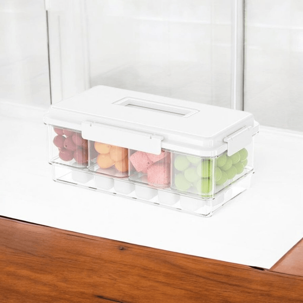 Multi-Purpose Leakproof Plastic Food Storage Container with Lid