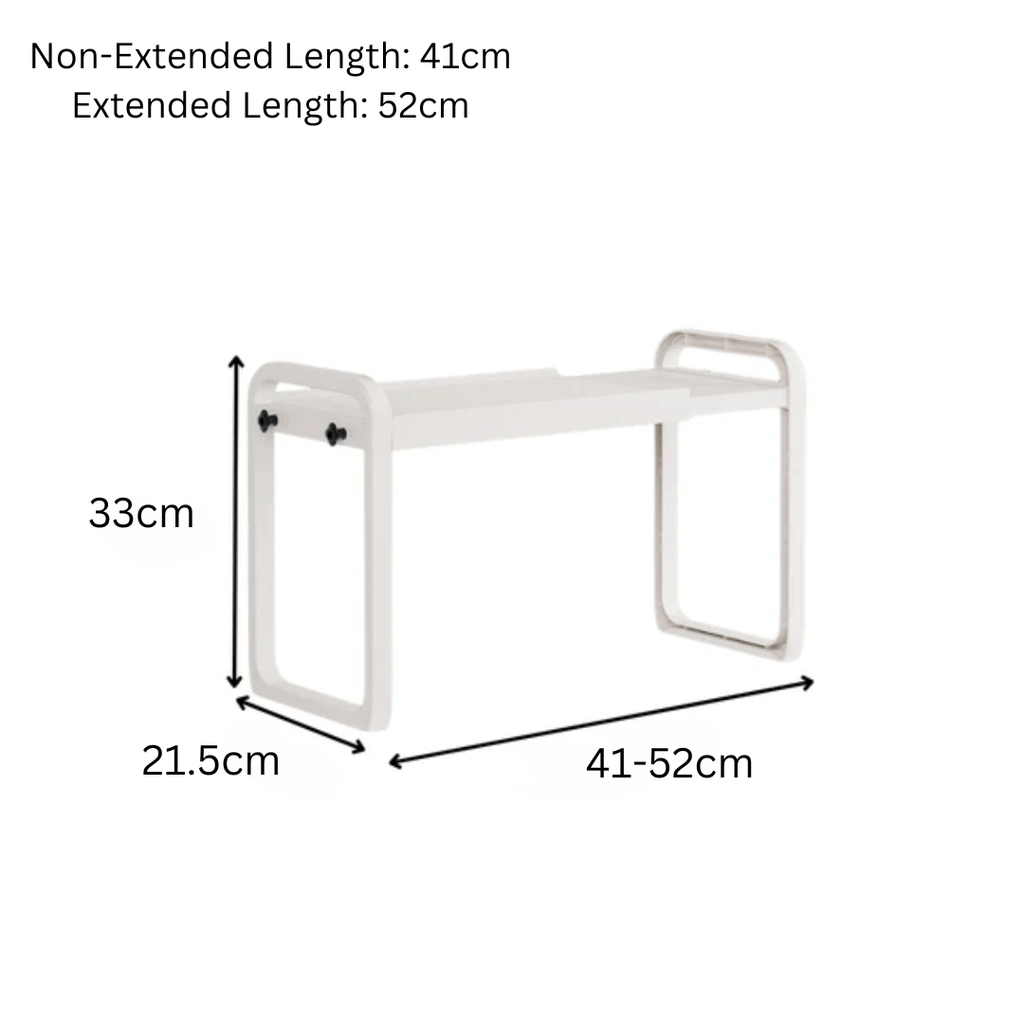 Multipurpose Heavy-Duty Extendable Kitchen Storage Rack