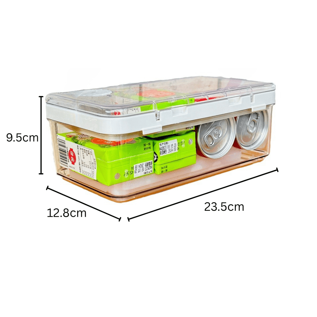 Multi-Purpose Portable Leak-Proof Sealing Crisper Box with Ice Crystals (White Mapal)