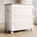 Multi-Purpose Foldable Storage Box With Lid And Wheels