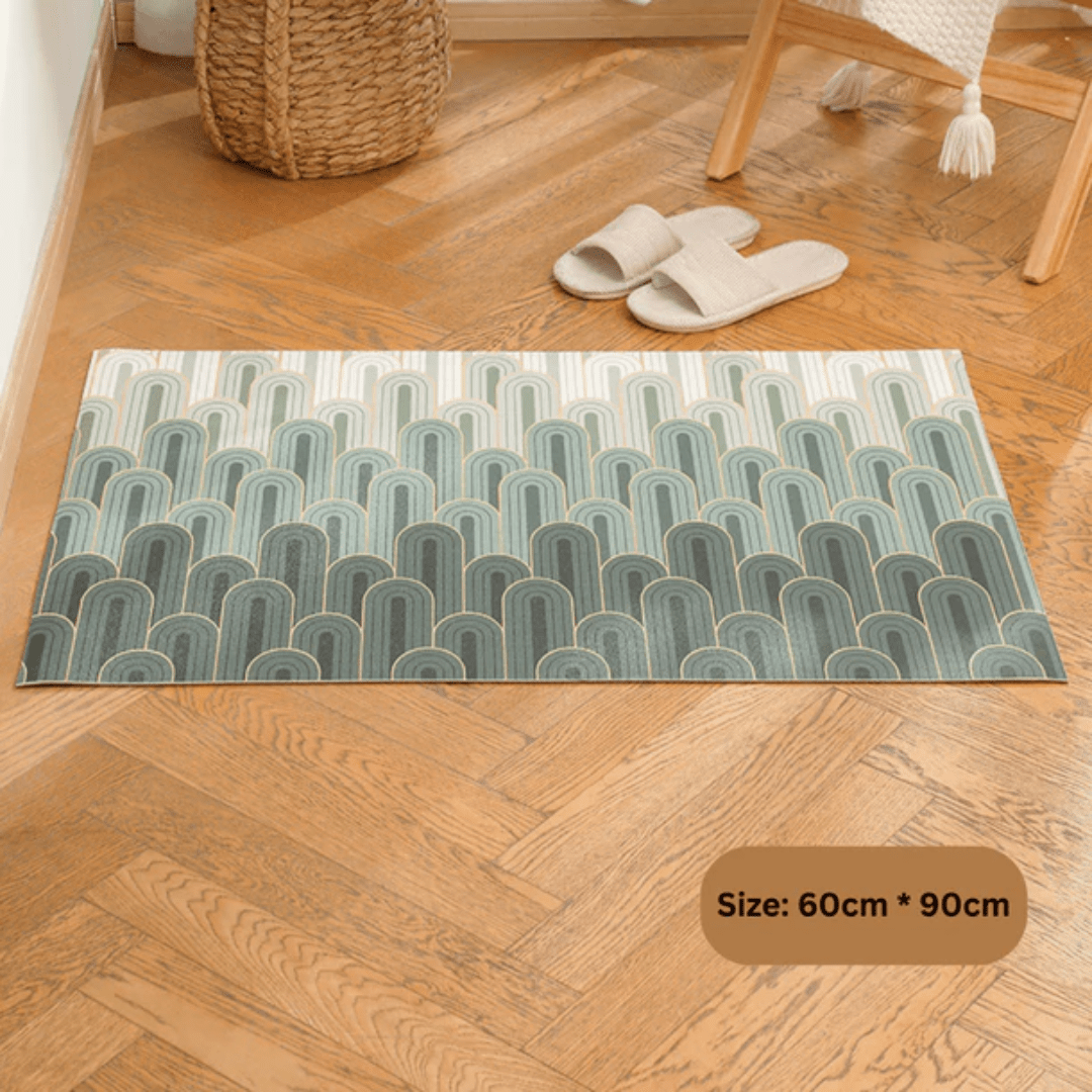Non-Slip Cuttable Luxury Floor Mats (Green)