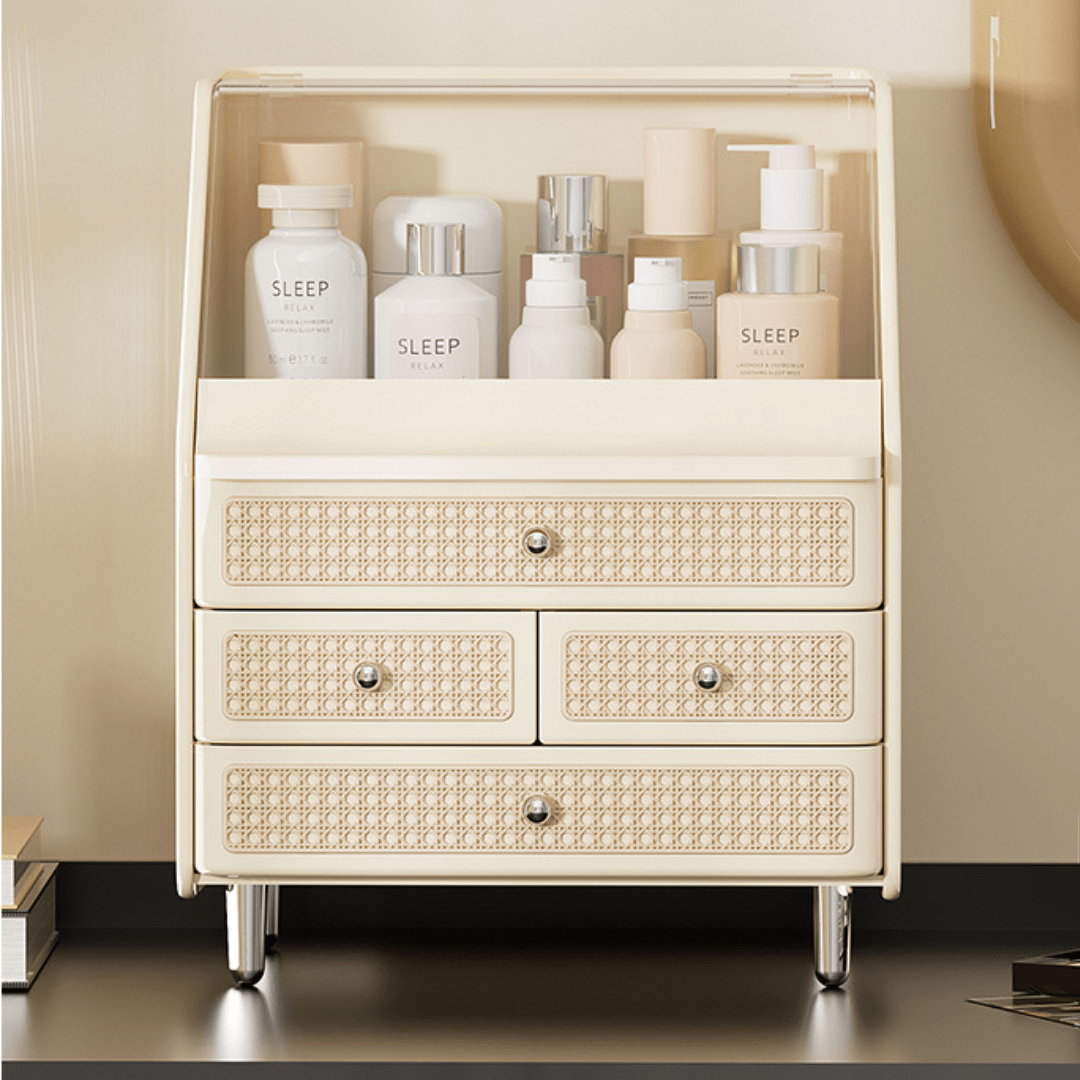 Multi-Layer Drawer Organizer Box for Cosmetics & Jewelry Storage