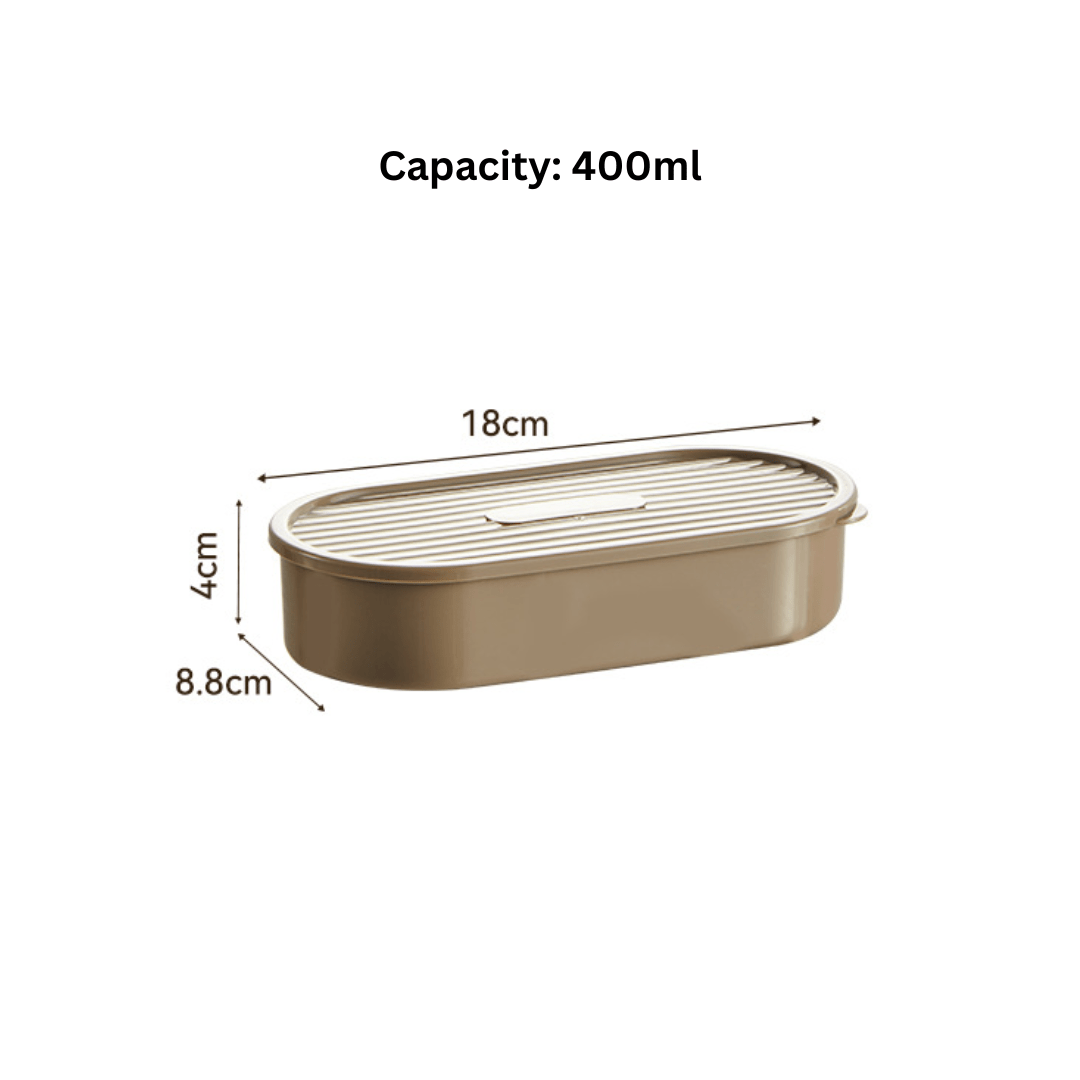 Multi-Use Portable Food Storage Bento Box (400ml)