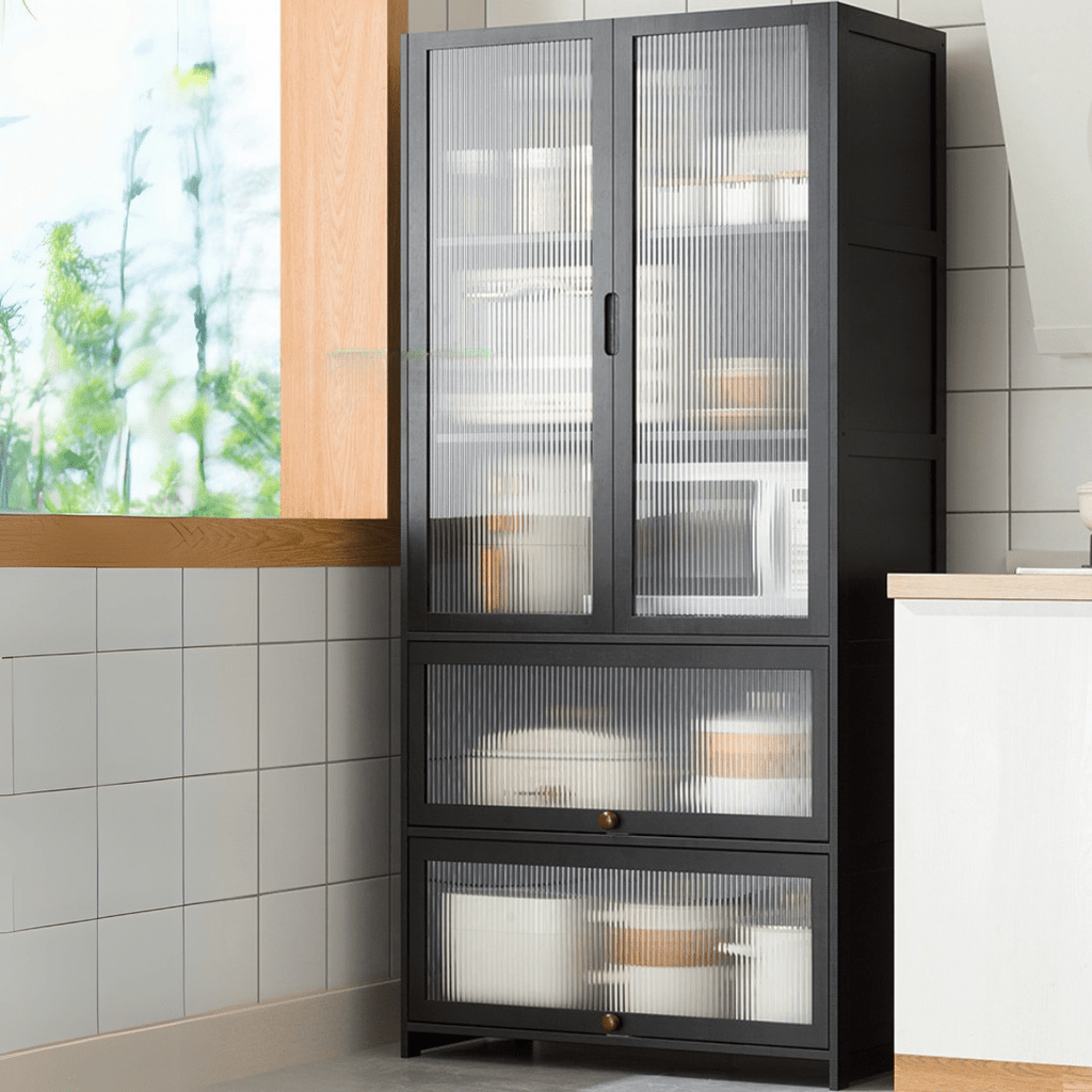 Multipurpose Bamboo Wood Kitchen Storage Rack(80cm)