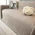Elegance Chenille Sofa Cover : [EM-SC-04] (Coffee)