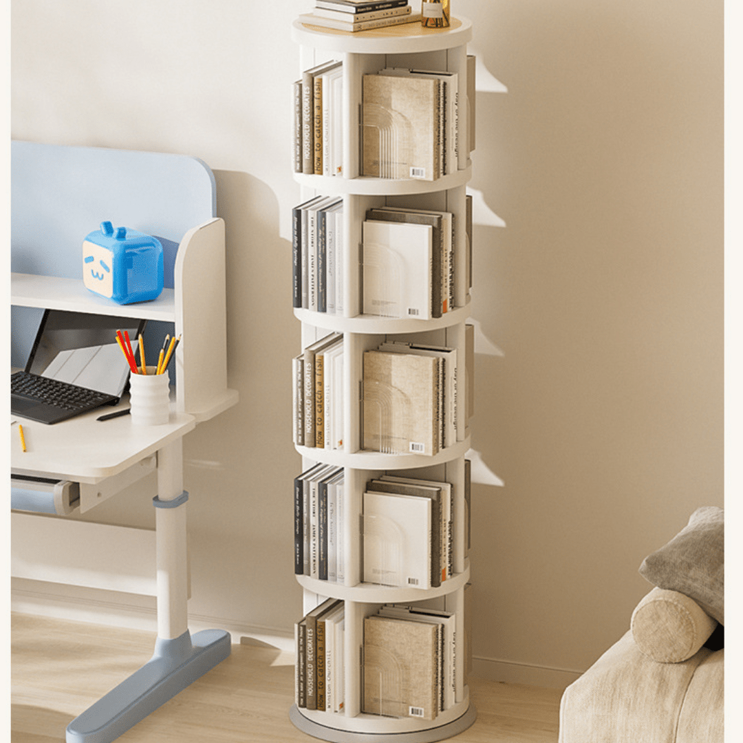 Multi-Tier Plastic Book Storage Cabinet(43cm)