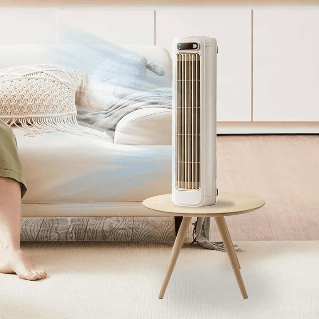 Magnetic Suspension Wall-Mount & Standing Fan with Quiet Cooling