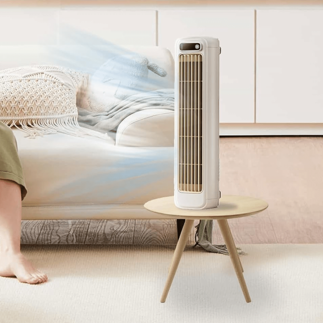 Magnetic Suspension Wall-Mount & Standing Fan with Quiet Cooling