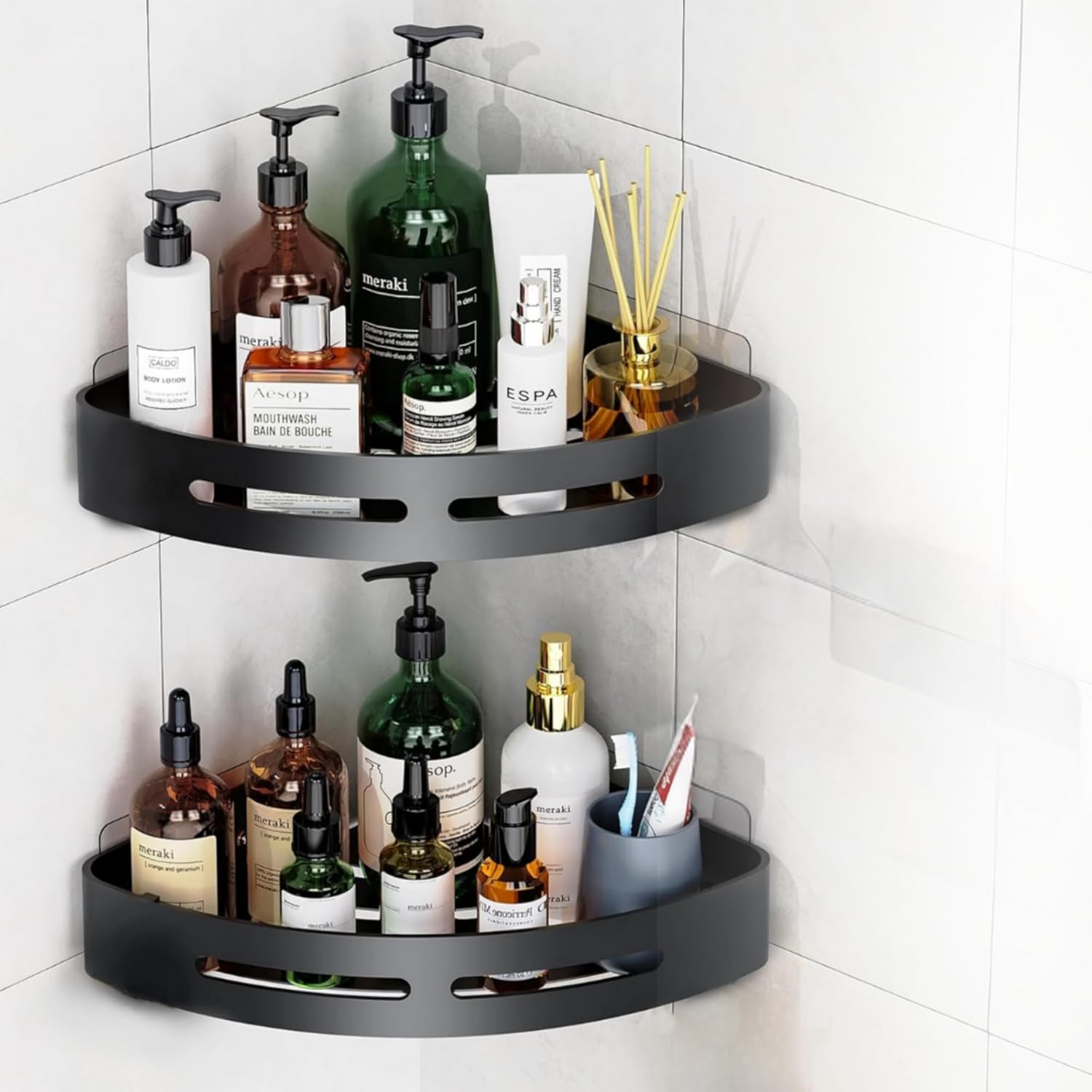 Sleek Stow Bathroom Shelf
