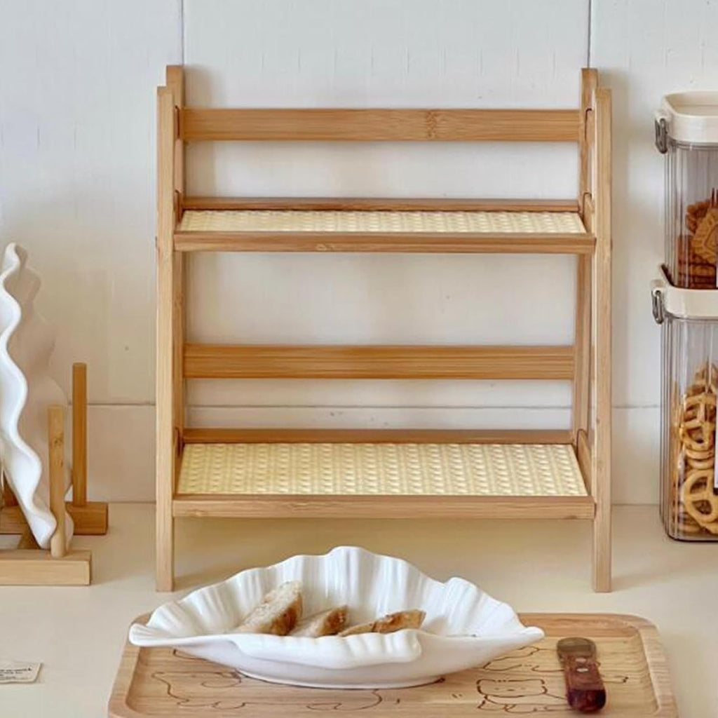 Multipurpose 2-Tier Countertop Storage Organizer (28cm)