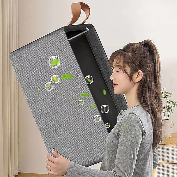 Fold & Stack Dustproof Storage Basket