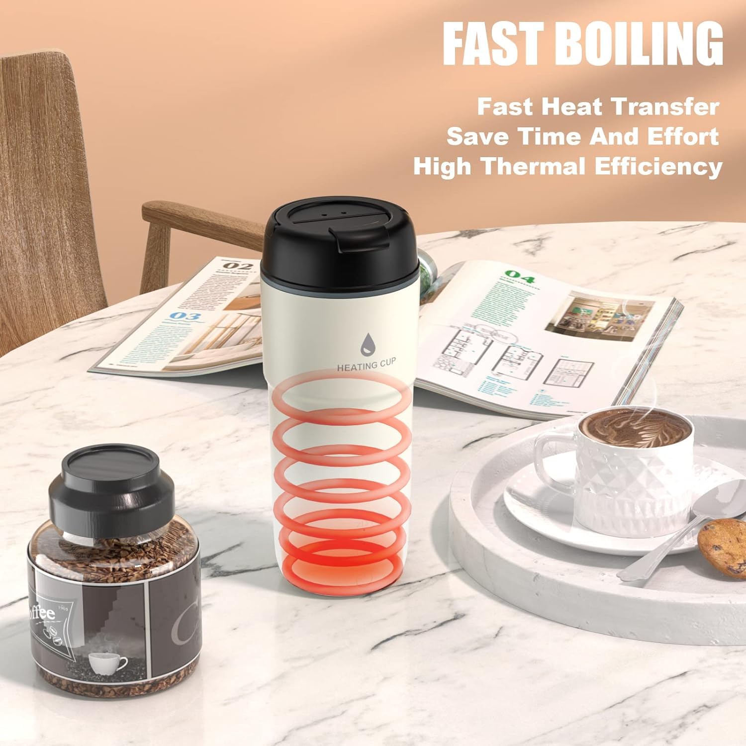 Swift-Heat Travel Electric Kettle