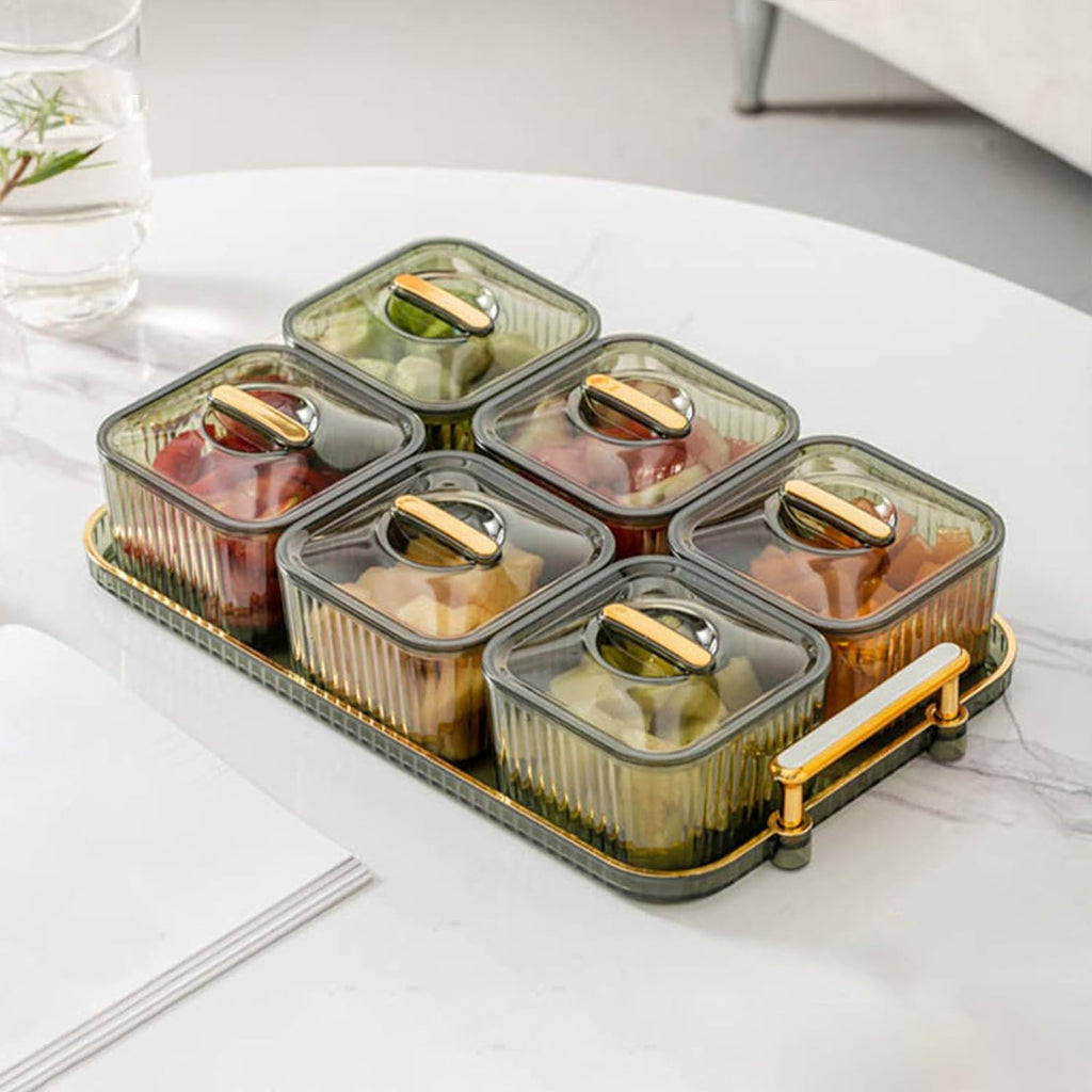 Luxury Serving Tray With Bowls