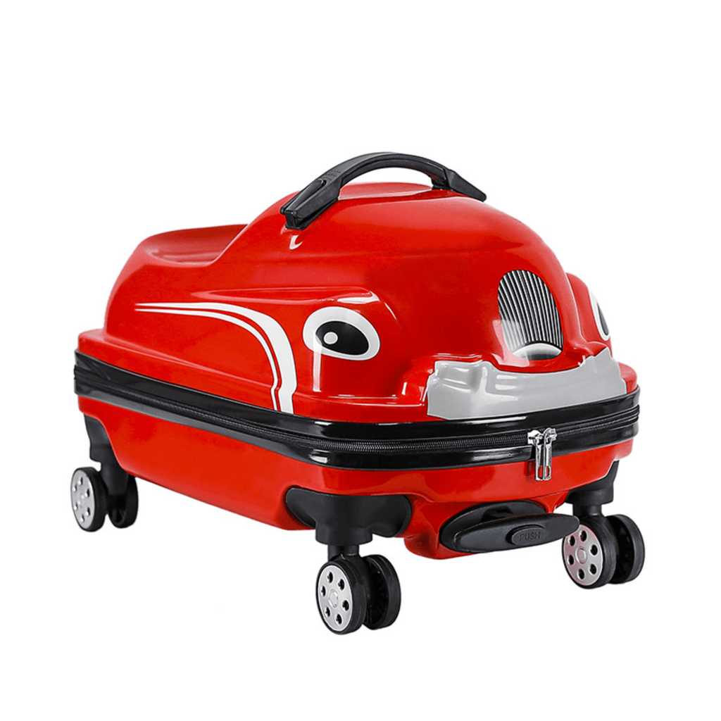 Multi-Functional Car-Shaped Carry-On Trolley Suitcase with Universal Wheels (50x31x33cm)