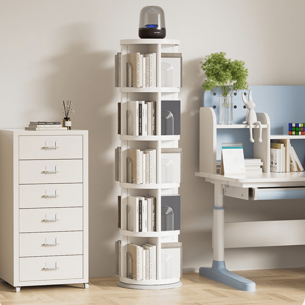 Multi-Tier Plastic Book Storage Cabinet(43cm)