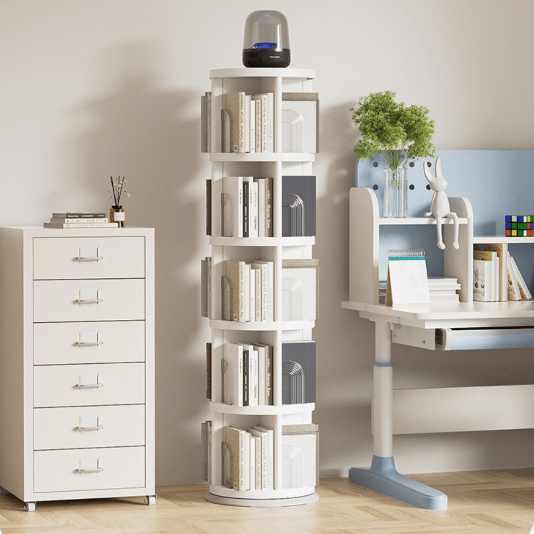 Multi-Tier Plastic Book Storage Cabinet(43cm)