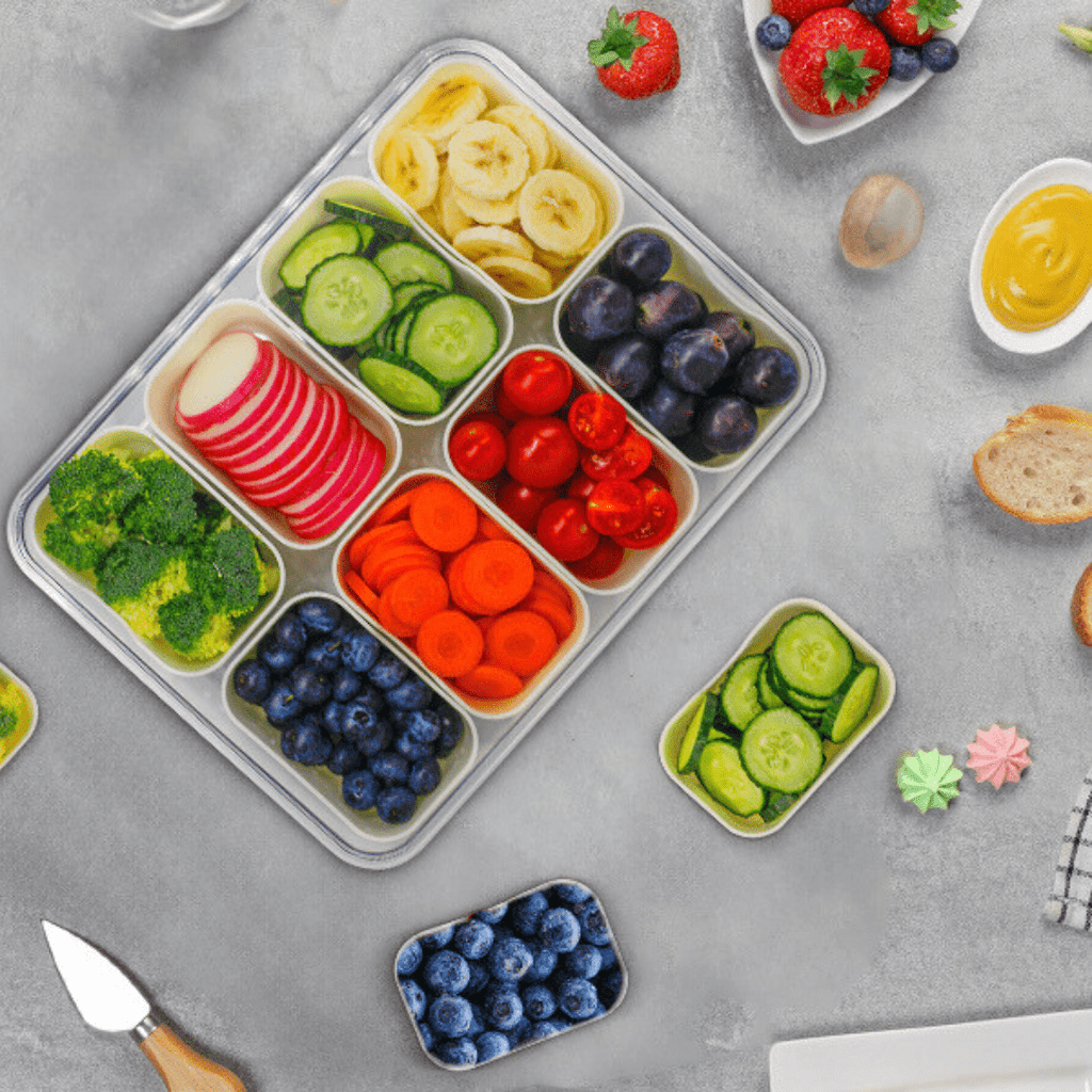 Portable Grid Food Storage Box