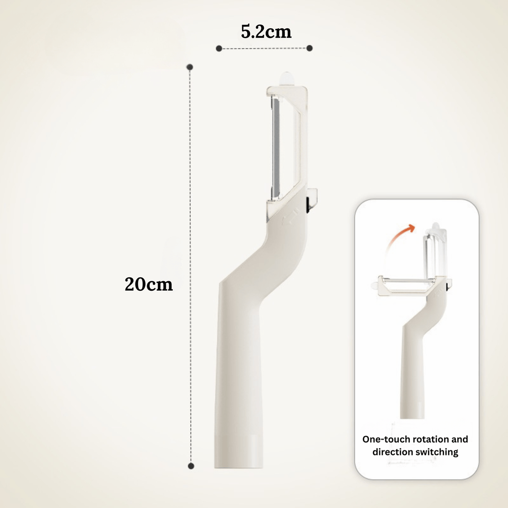 Multi-Functional Stainless Steel Fruit and Vegetable Peeler with Ergonomic Handle
