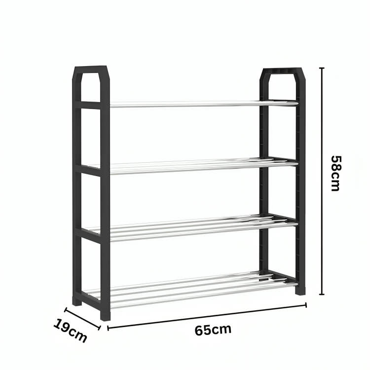 Multi-Layer Space-Saving Shoe Rack