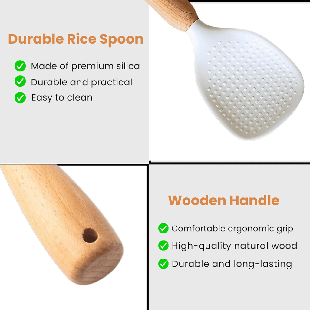 Silicone Non-Stick Rice Spoon