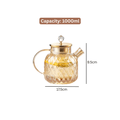 Multi-Purpose Borosilicate Glass Beverage Kettle With Lid