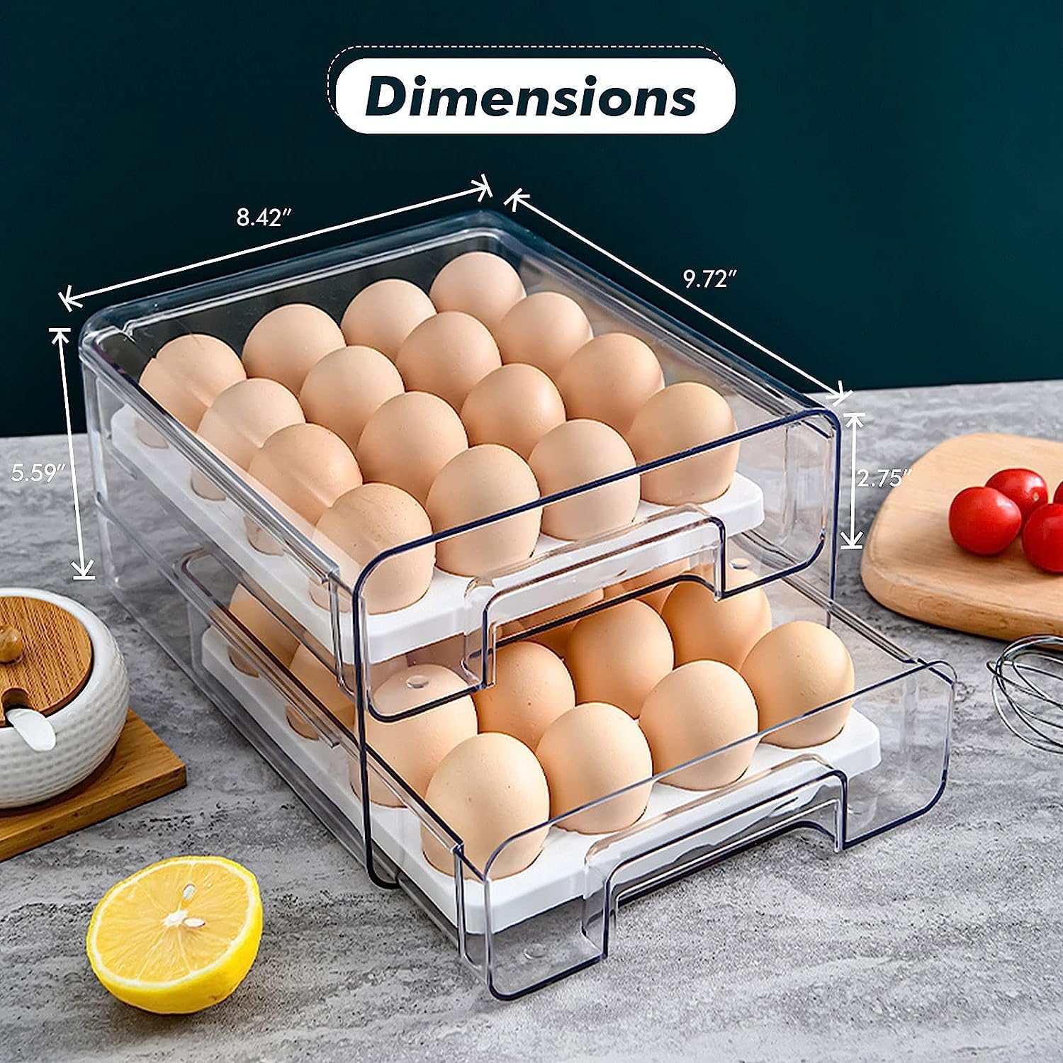 Stackable Pull Out Storage Containers