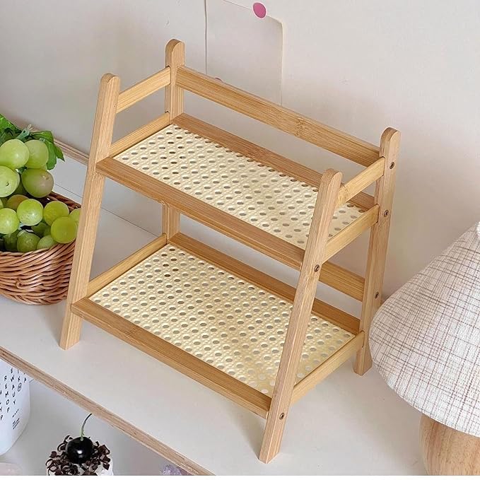 Multipurpose 2-Tier Countertop Storage Organizer (28cm)