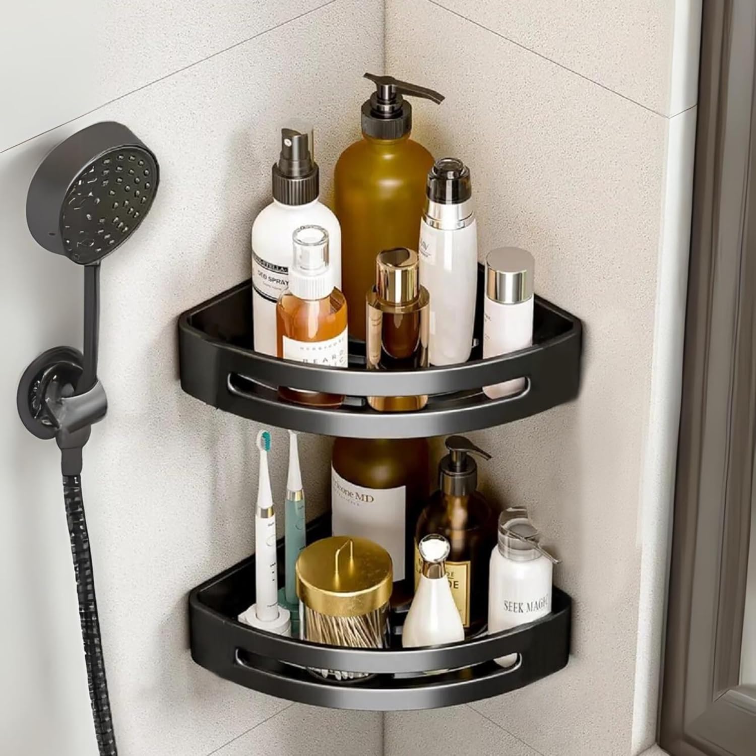 Sleek Stow Bathroom Shelf