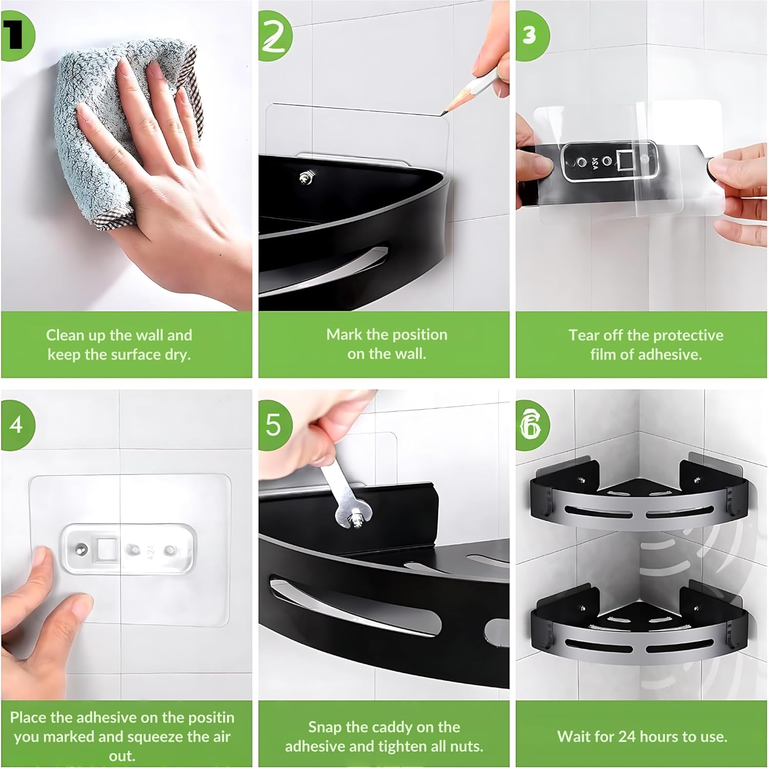 Sleek Stow Bathroom Shelf