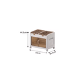 Multi-Purpose Foldable Storage Organizer Wardrobe With Wheels