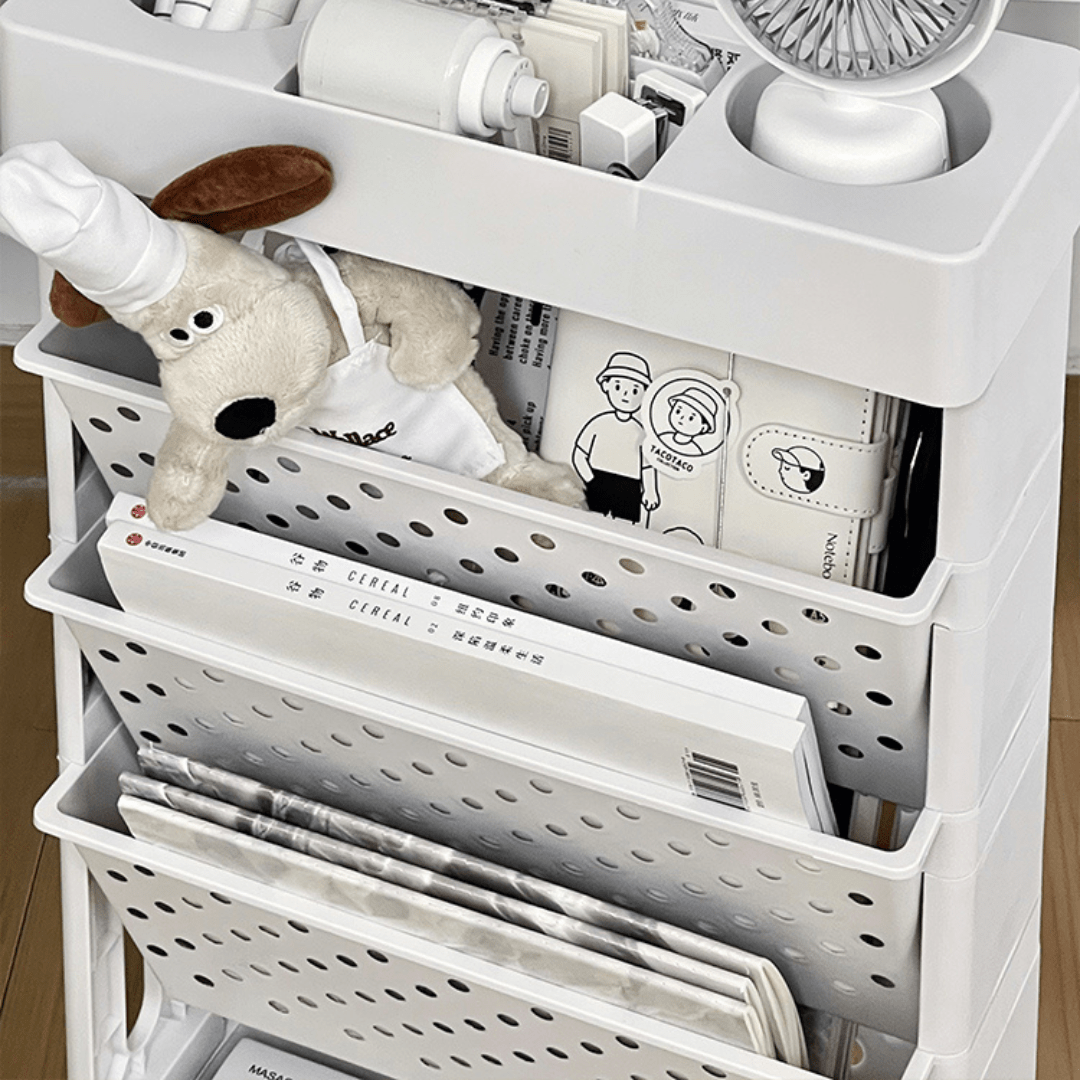Multi-Purpose Space-Saving Dual Access Book & Stationery Organizer(78cm)