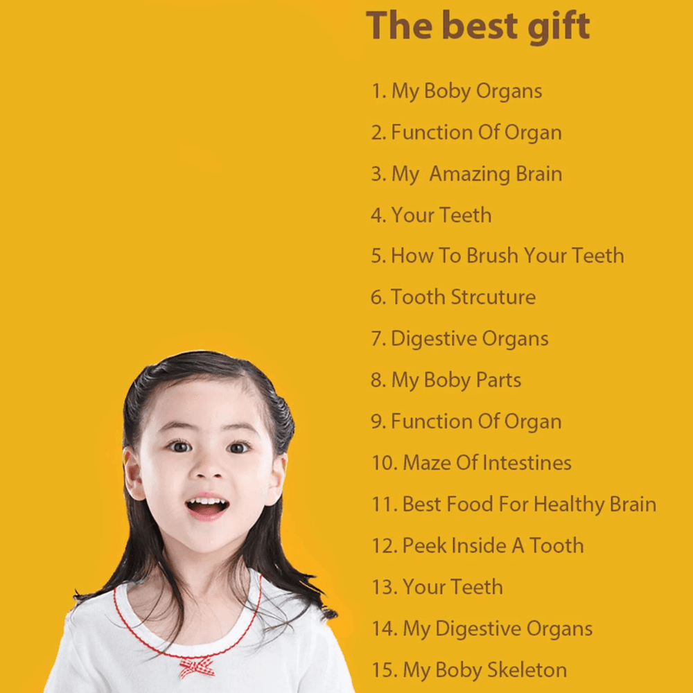 Human Body Education Interactive Learning Book
