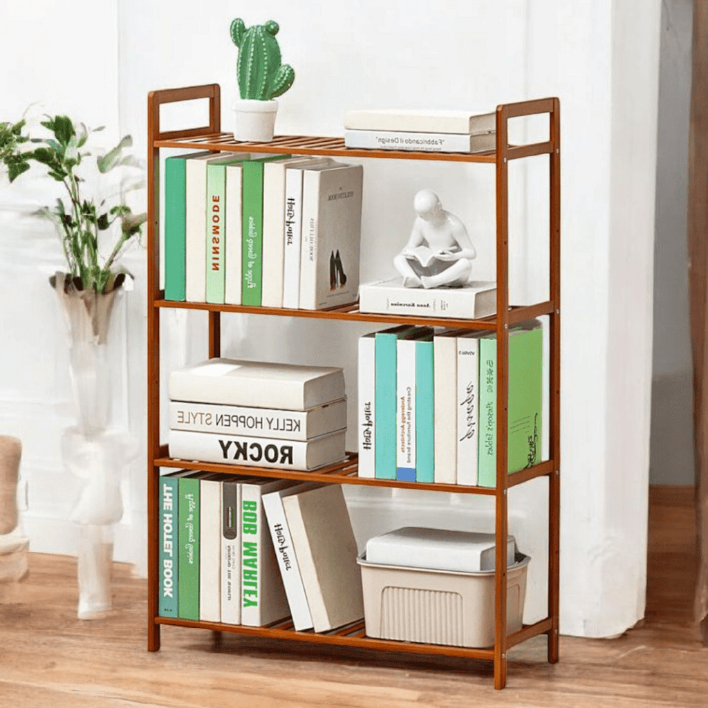 Multi-Purpose Bamboo Wood Floor-Standing Storage Rack (68cm)