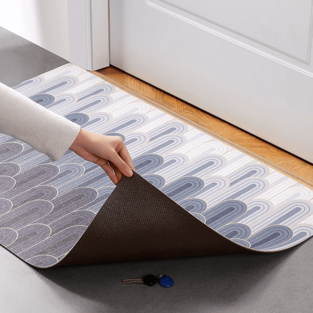 Non-Slip Cuttable Luxury Floor Mats (Blue)