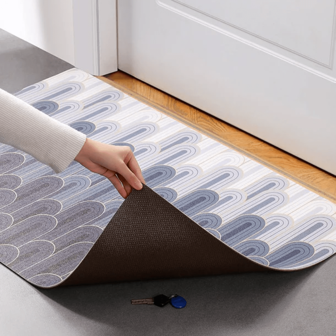 Non-Slip Cuttable Luxury Floor Mats (Blue)