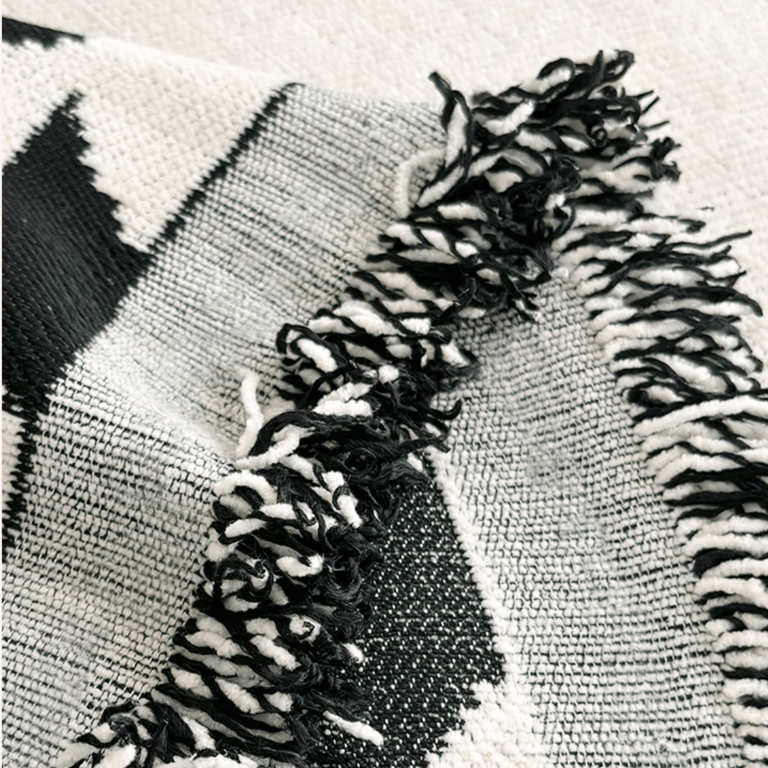 Leopard Print Black & Beige Elegance Chenille Sofa Cover