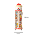 Multipurpose Transparent Plastic Kids Toy Storage Container with Zipper(31cm)