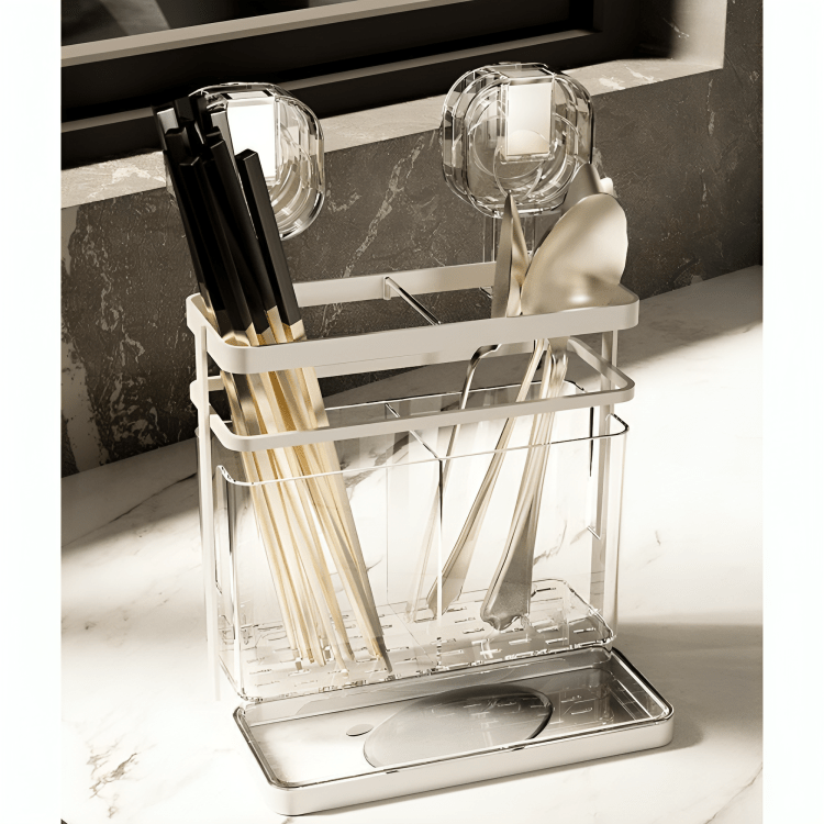 Multi-Purpose Suction Grip Spoon Organizer