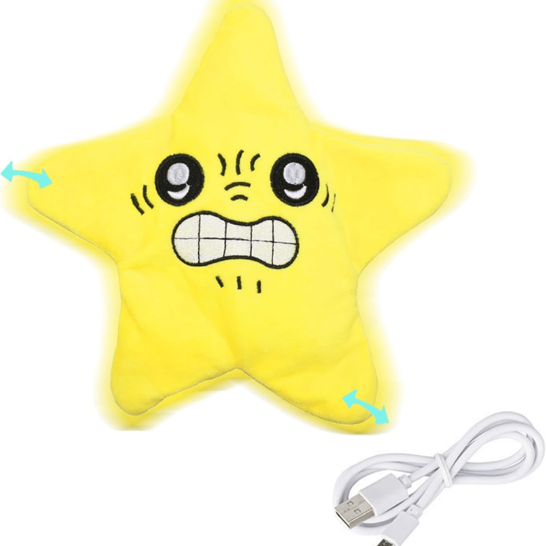 Interactive Bouncing Star Plush Toy