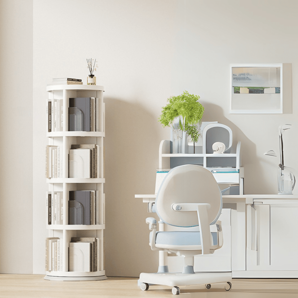 Multi-Tier Plastic Book Storage Cabinet(43cm)