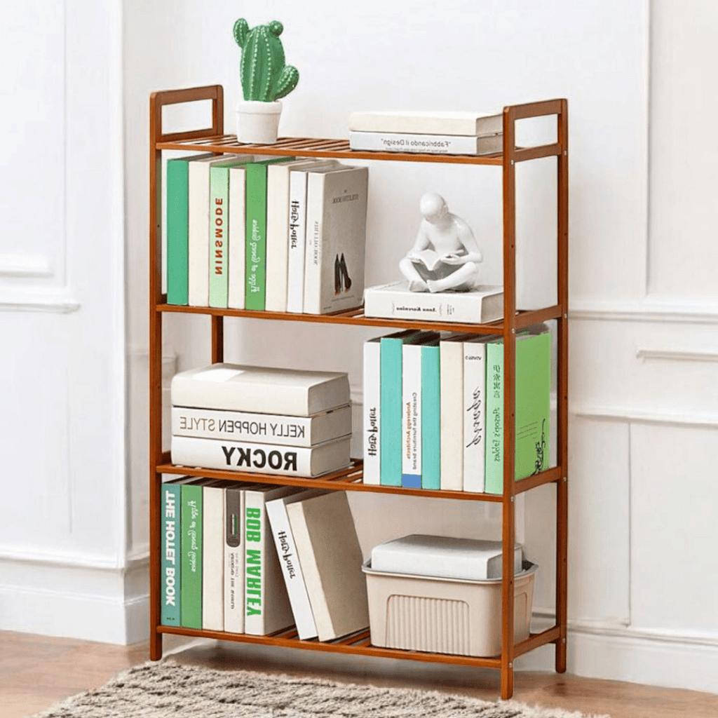 Multi-Purpose Bamboo Wood Floor-Standing Storage Rack (68cm)