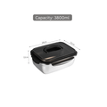 Multi-Purpose Stainless Steel Storage Box With Buckle Lock