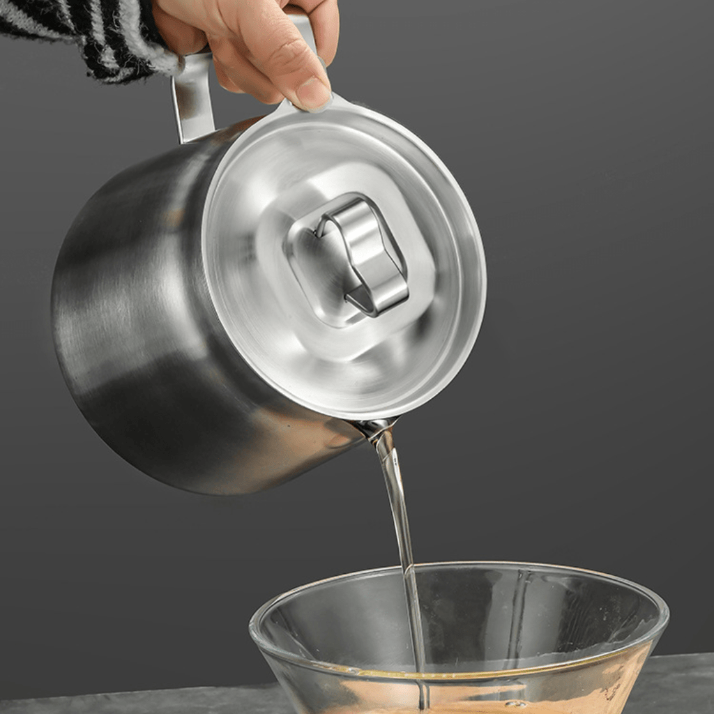Multi-Purpose Stainless Steel Cooking Oil Strainer Pot