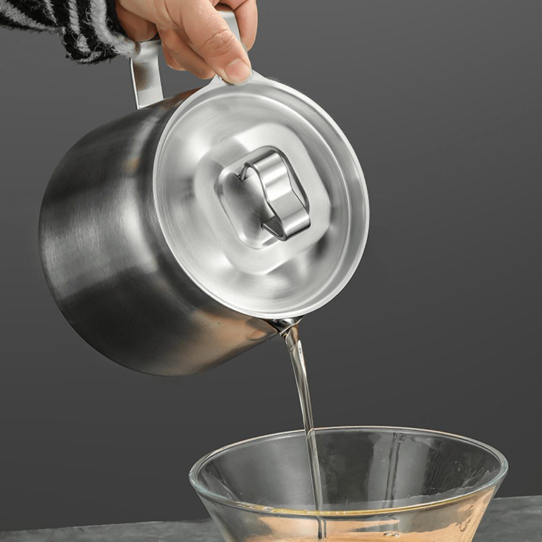 Multi-Purpose Stainless Steel Cooking Oil Strainer Pot