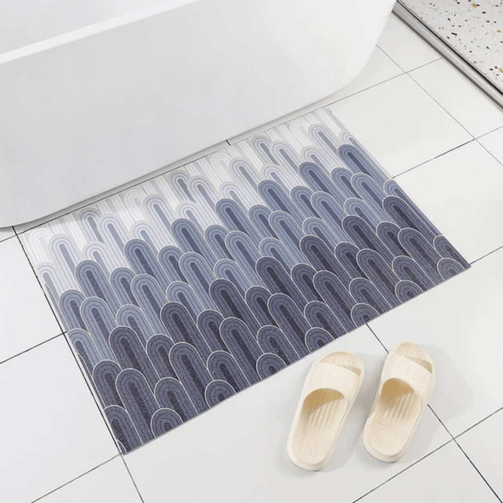 Non-Slip Cuttable Luxury Floor Mats (Blue)