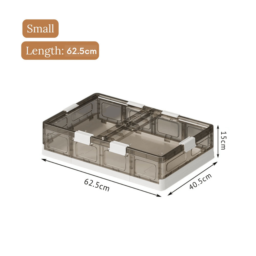 Stackable Multi-Use Plastic Underbed Organizer Box with Roller Wheels