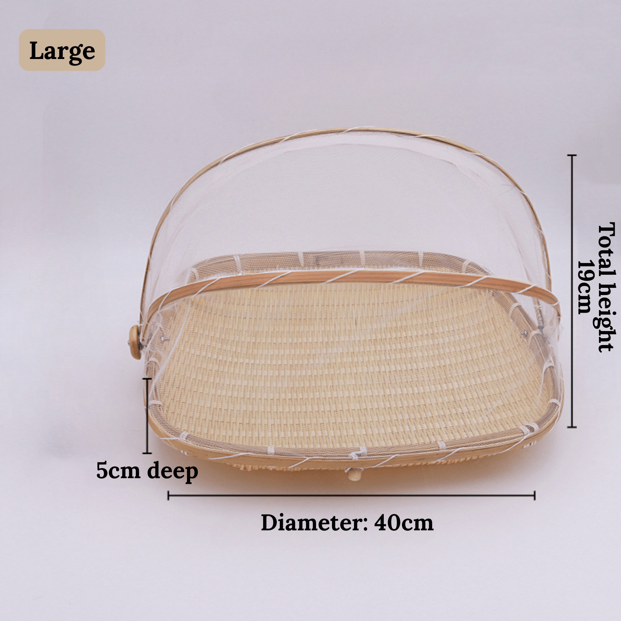 Nature Shield Square Bamboo Basket (Large)