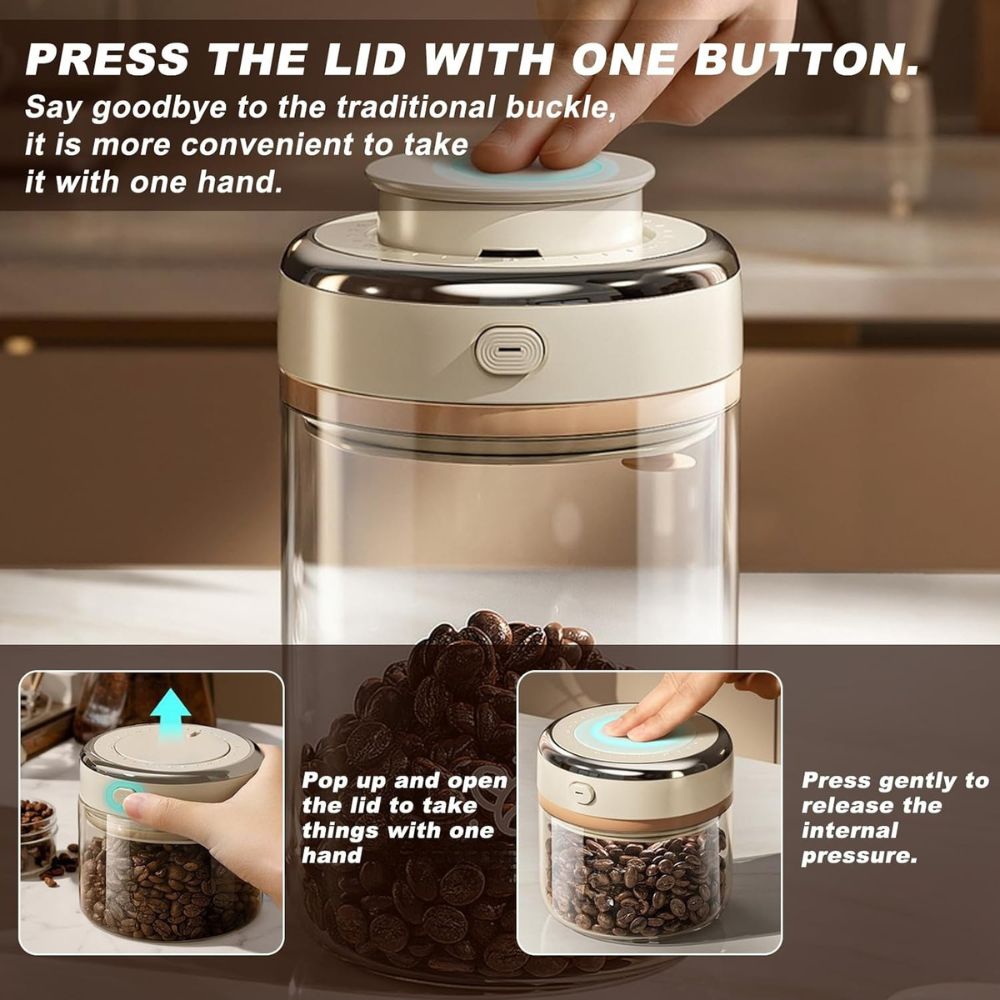 Multi-Purpose Airtight Borosilicate Glass Storage Jar