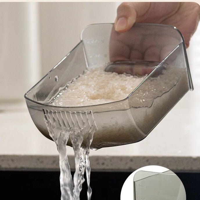 Multi-Purpose Airtight Rice Storage Container with Measuring Cup